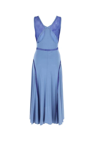 Shop Koché Dress In Light Blue