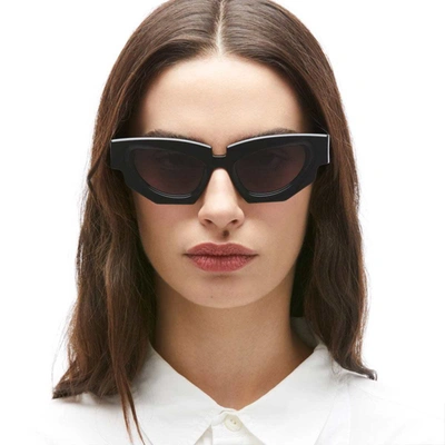 Shop Kuboraum Sunglasses In Black