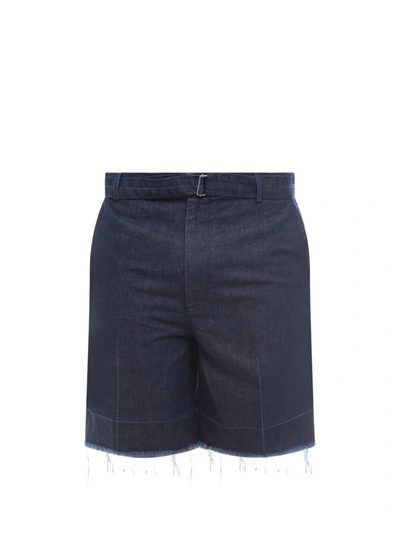 Shop Lanvin Paris Lanvin Bermuda Shorts In Blue