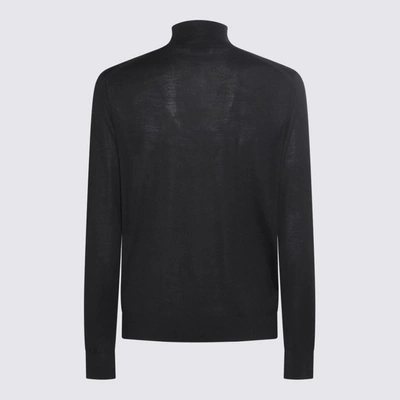 Shop Lanvin Black Wool Knitwear