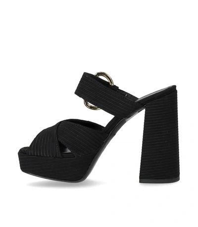 Shop Love Moschino Black Heeled Sandal