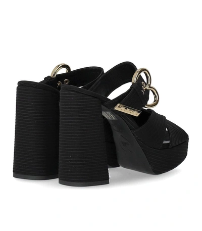 Shop Love Moschino Black Heeled Sandal