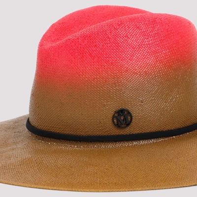 Shop Maison Michel Zango Hat In Multicolour