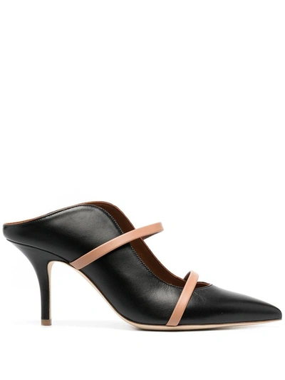 Shop Malone Souliers Maureen Leather Pumps In Black
