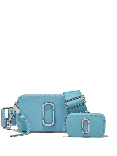 Shop Marc Jacobs The Snapshot Crossbody Bag In Clear Blue