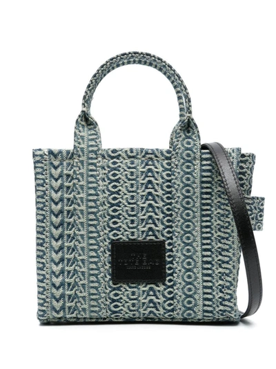 Shop Marc Jacobs The Crossbody Tote Mini Canvas Tote Bag In Blue