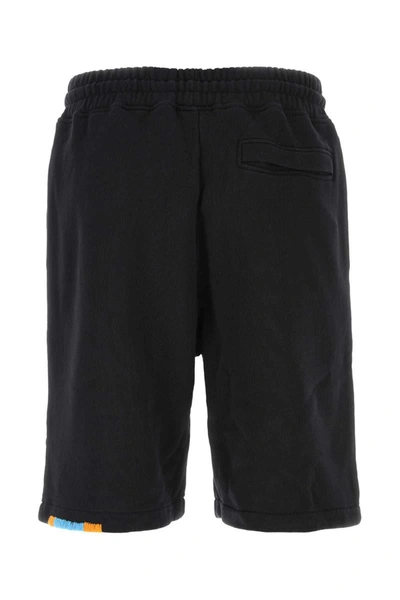 Shop Marcelo Burlon County Of Milan Marcelo Burlon Shorts In Black