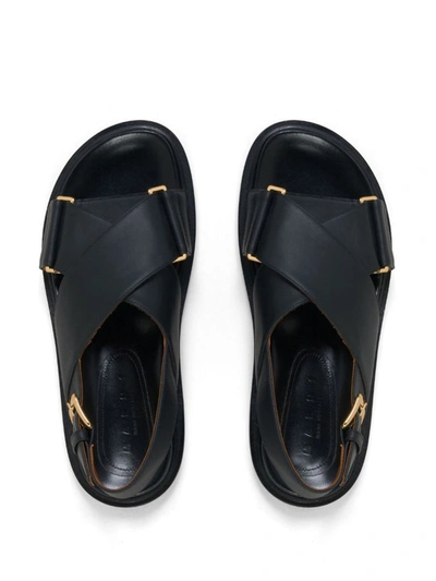 Shop Marni Sandals Shoes In Black