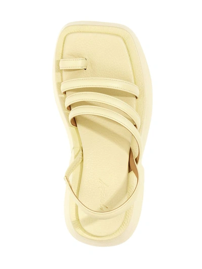 Shop Marsèll Sandalo 'zeppo' In Yellow