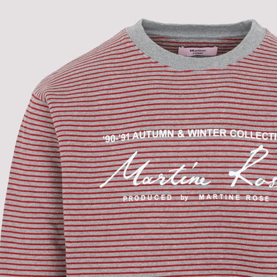 Shop Martine Rose Classic Cotton Sweatshirt Sweater In Red
