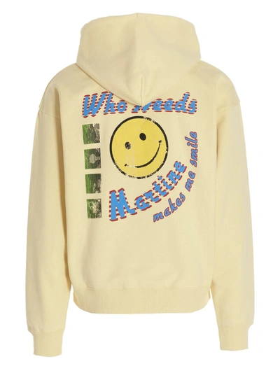 Shop Martine Rose 'classic' Hoodie In Yellow