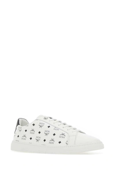 Shop Mcm Sneakers In Printed