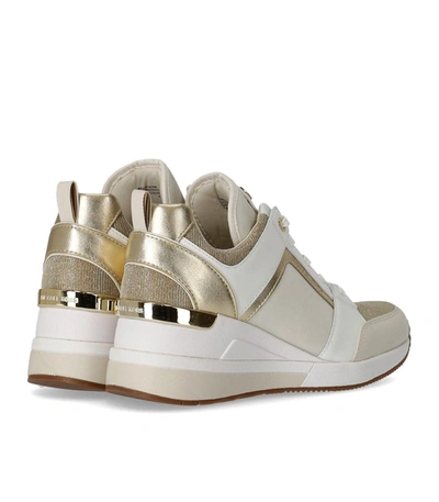 Shop Michael Kors Georgie Gold Sneaker