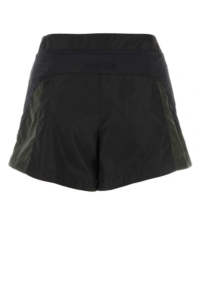 Shop Moncler Shorts In Anthracite