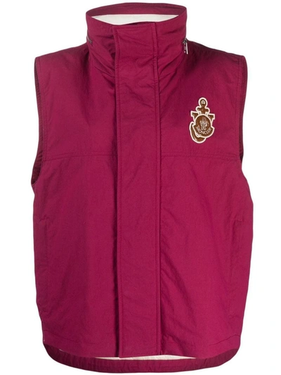 Shop Moncler Capsule Tryfan Vest In Fuchsia