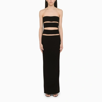 Shop Monot Mônot Sheath Dress With Cut-out In Black