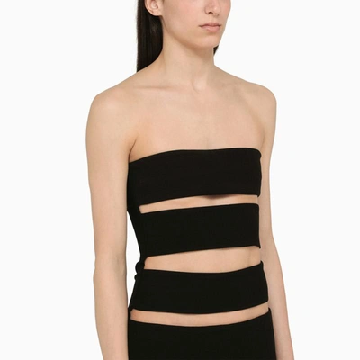 Shop Monot Mônot Sheath Dress With Cut-out In Black