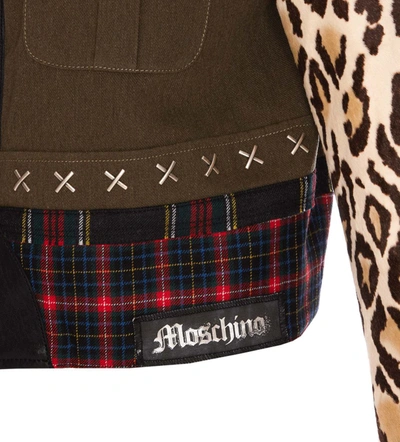 Shop Moschino Jackets In Multicolour