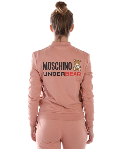 Shop Moschino Underwear Sweatshirt In Pink