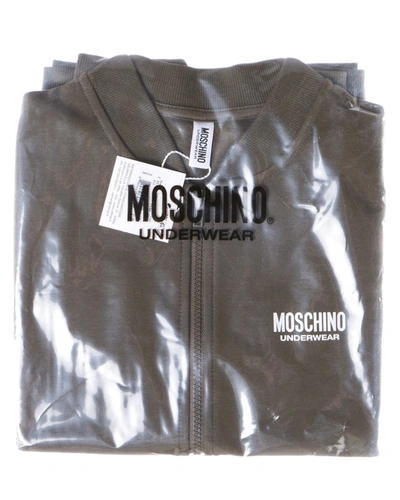 Shop Moschino Underwear Sweatshirt In Green