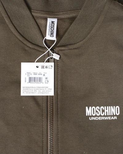 Shop Moschino Underwear Sweatshirt In Green