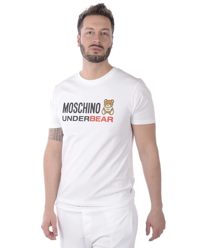 Shop Moschino Underwear Topwear In White