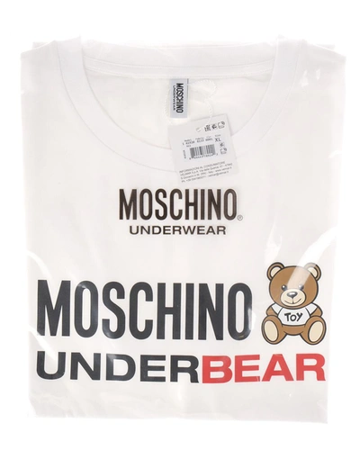 Shop Moschino Underwear Topwear In White