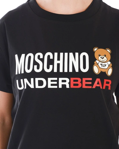 Shop Moschino Underwear Topwear In Black