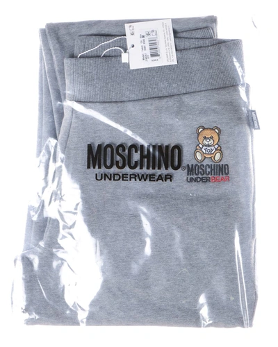 Shop Moschino Underwear Tracksuit In Grey