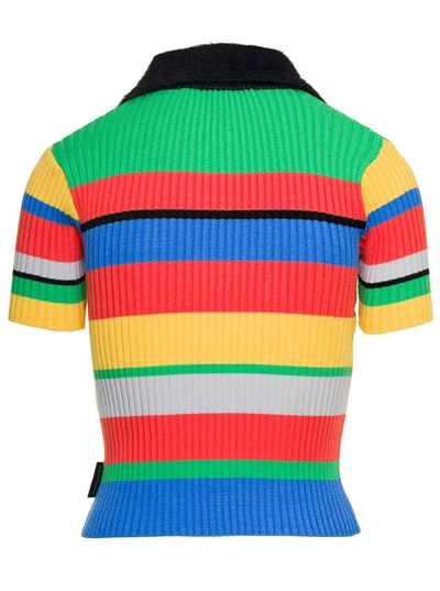 Shop Andersson Bell Multicolor Nelly Striped Pull In Viscose Woman
