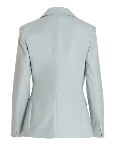 Shop Mvp Wardrobe 'waldof' Blazer Jacket In Light Blue