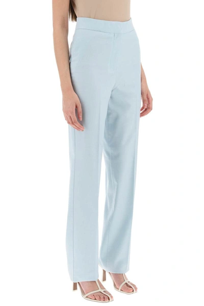Shop Mvp Wardrobe 'waldorf' Pants With Straight Leg In Blue