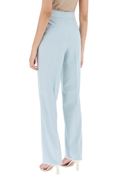 Shop Mvp Wardrobe 'waldorf' Pants With Straight Leg In Blue