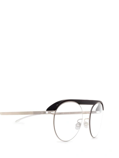 Shop Mykita Eyeglasses In Mh49 Pitch Black/matte Silver