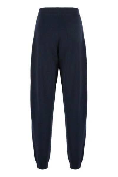 Nanushka Ylia Wool-blend Sweatpants In Blue
