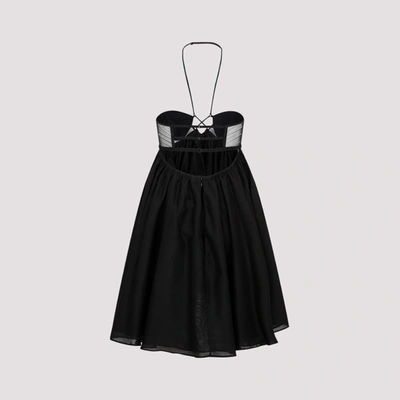 Shop Nensi Dojaka Hilma Flared Dress In Black
