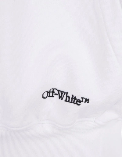 Shop Off-white Off- Diag Scribble Hoodie In White
