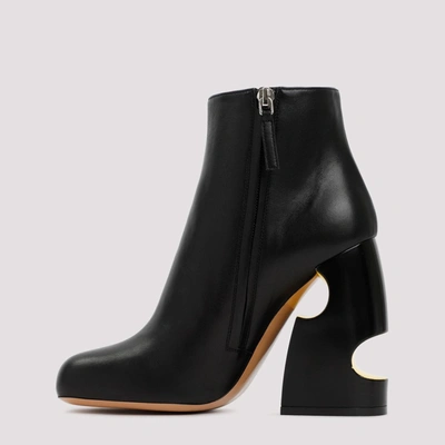 Shop Off-white Pop Bulky Nappa Ankle Boot Shoes In Black