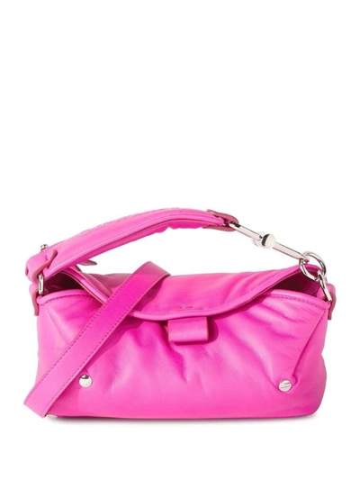 Shop Off-white Fuchsia San Diego Small Handbag In Pink