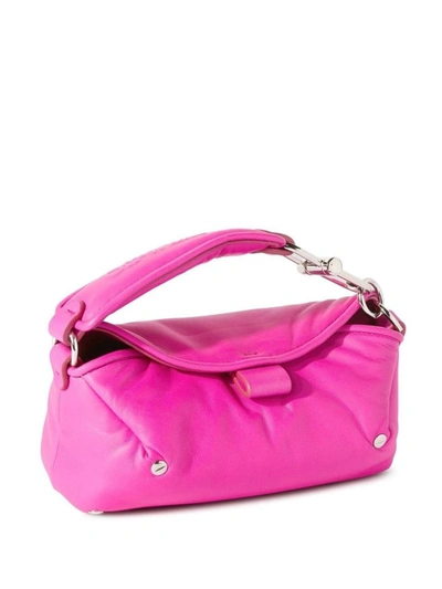 Shop Off-white Fuchsia San Diego Small Handbag In Pink