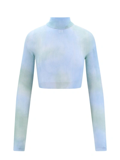 Shop Off-white Top In Blue