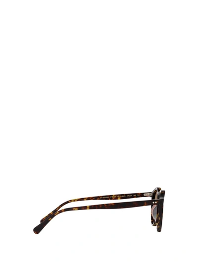 Shop Oliver Peoples Sunglasses In Semi Matte Atago Tortoise