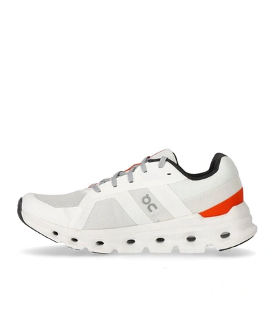On Cloudrunner Running Shoe In White