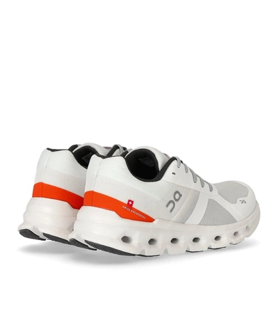 On Cloudrunner Running Shoe In White