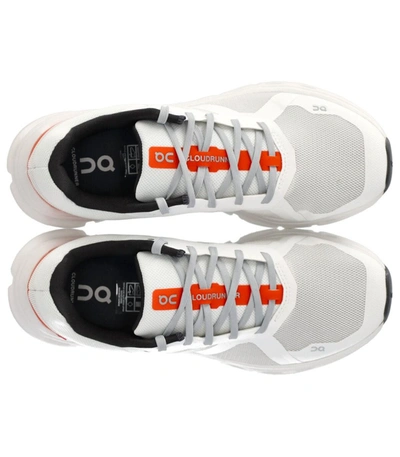 On Cloudrunner Running Shoe In White