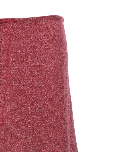 Shop Oseree Oséree 'lumiere Plumage' Skirt In Fuchsia