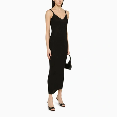 Shop Our Legacy Knitted Sheath Dress In Black