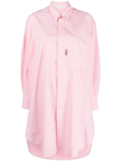 Shop Palm Angels Cotton Dress In Pink