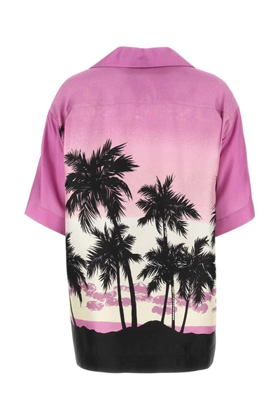 Shop Palm Angels Shirts In Printed