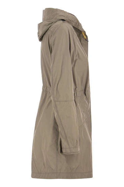 Shop Parajumpers Tank - Parka With Hood In Beige